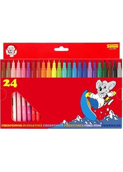 Sense Fiberpennor (fp om 24 st)