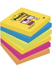 Post-it® Super Sticky Rio 76x76mm (fp om 6 block)
