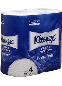 Kleenex® Toalettpapper (fp om 4 rullar)