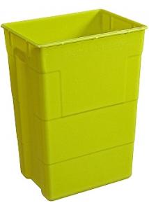 Riskavfallsbehållare 50l gul