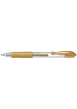 Pilot Gelkulpenna G-2 Metallic Guld
