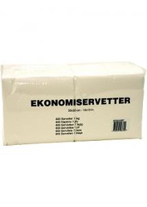 Duni Servett D1-lags 33x33cm Vit (fp om 500 st)