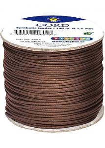 PLAYBOX Halsbandssnodd brun 100m (rulle om 100 m)