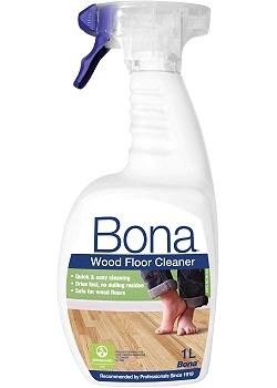 BONA Golvreng. lackat/vaxat trä spray 1L (flaska om 1000 ml)