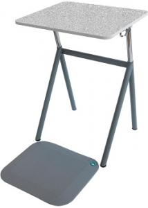 Matting StandUp Elevbord+matta Hög.laminat grå