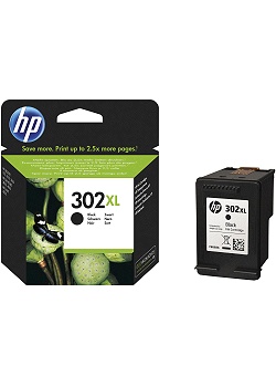 Hewlett Packard Bläckpatron F6U68AE Svart 302XL