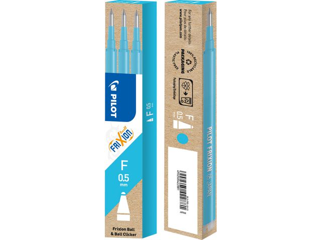 Patron PILOT Lj.blå 3-pack 0,5