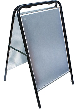 Gatuställ Sign 50x70cm svart