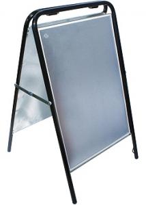 Gatuställ Sign 50x70cm svart