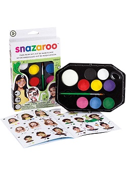 SNAZAROO Ansiktsmålningsset 40 ansikten (fp om 8 st)