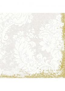 Duni Servett 3-lags 33x33cm Royal vit (fp om 50 blad)