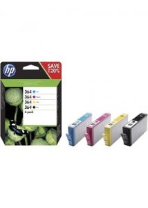 Hewlett Packard Bläckpatron N9J73AE BK/CL (fp om 4 st)