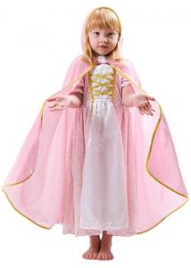 Maskeraddräkt Prinsesscape Rosa