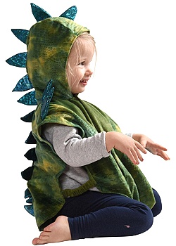 Maskeraddräkt Baby cape Drake/Dino