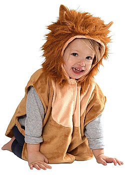 Maskeraddräkt Baby cape Lejon