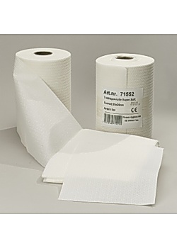 ABENA Tvättlapp extra mjuk 55g 20x26cm (rulle om 125 st)