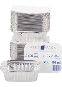 Aluminiumform inkl. lock 450ml (fp om 50 st)