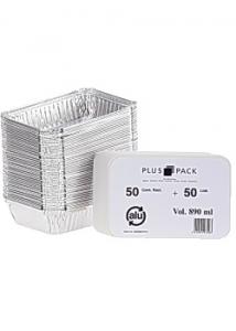 Aluminiumform inkl. lock 890ml (fp om 50 st)