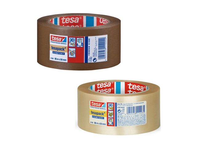 Packtejp TESA PVC 50mmx66m transp 6/FP