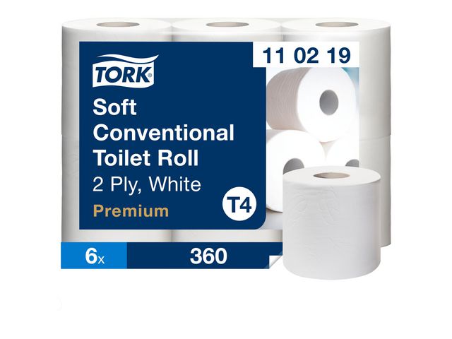 Toalettpapper TORK Mjukt Prem T4 6/FP