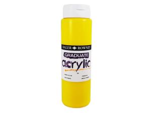 Akrylfärg 500 ml gul