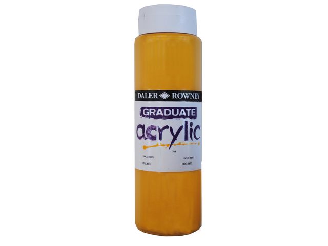 Akrylfärg 250 ml guld