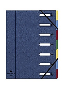 Exacompta Sorteringsmapp 7-flik blå