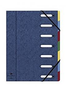 Exacompta Sorteringsmapp 7-flik blå