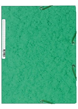 Exacompta Gummibandsmapp 400g A4 grön