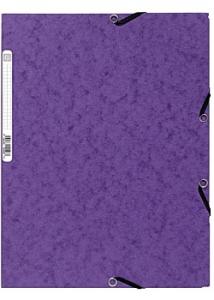 Exacompta Gummibandsmapp 400g A4 violett