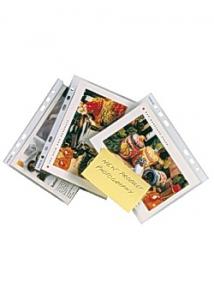 Esselte Plastficka A5 prägl.0,08mm (fp om 100 st)