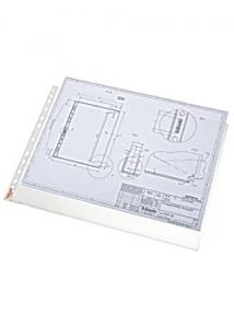 Esselte Plastficka A3L prägl.0,08mm (fp om 50 st)