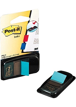 Post-it® Index 25x43mm kornblå