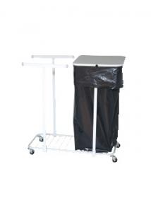 Säckvagn dubbel 100-125L med 4 hjul