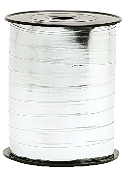Hedlunds OF SWEDEN Presentband 10mmx250m silver metallic (rulle om 250 m)