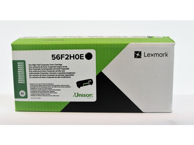 Toner LEXMARK 56F2H0E Svart