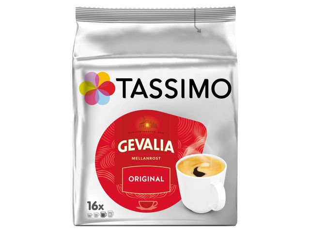 Gevalia Mellanrost Tassimo 16/fp