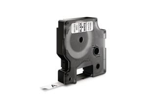 Tape DYMO D1 9mm Svart på Vit 10/FP