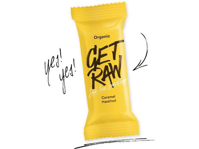 Bar GET RAW Caramel och Hazelnut