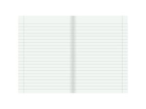 Skrivhäfte A5 linj. 8,5mm lj.grön 200/fp