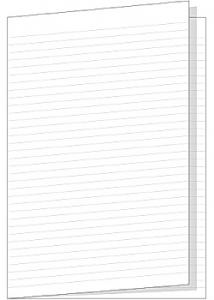 Skrivpapper A3 linj. 8,5mm vikt 250/FP