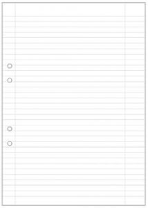 Lösblad A4 linjerat 8, 5mm hålat (fp om 500 st)