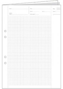 Provskrivp. A3 rutat 5x5 mm vikt (fp om 250 st)