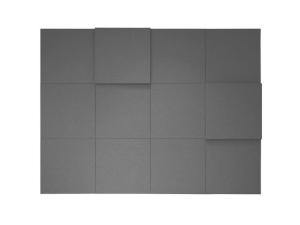 Väggabsorbent 100x100x3 Dox 52-mel.grå