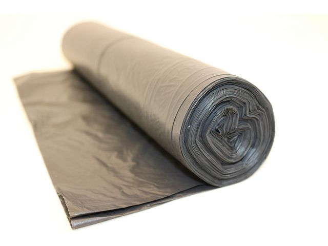 Plastsäck R100% 125L COEX Svart 25/RL