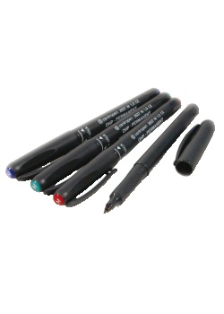 Overheadpenna Ergo perm.f svart