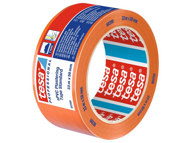 Byggtejp TESA Standard PVC 50mmx33m