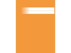Skrivhäfte A5 olinjerat orange