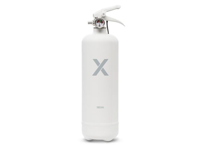 Brandsläckare NEXA 1kg pulver vit