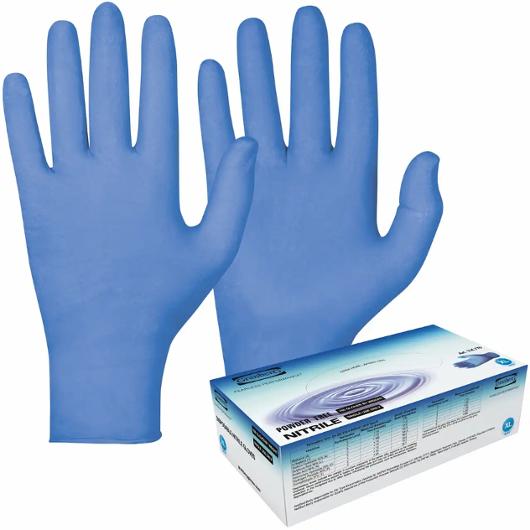 Nitrilhandske 114.770 blå L 100/FP